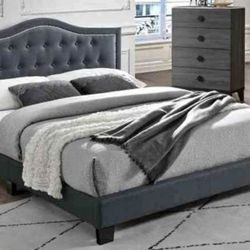 BRAND NEW QUEEN PLATAFORM BED FRAME WITH MATRESS INCLUDED $339