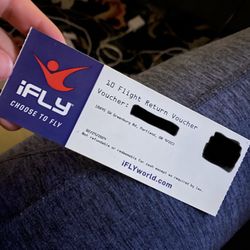 iFLY voucher - 10 flights 
