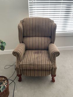 Wingback Accent Chair with Claw Feet
