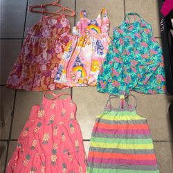 Toddler Girl Clothes Size 4/5 Summer Dresses