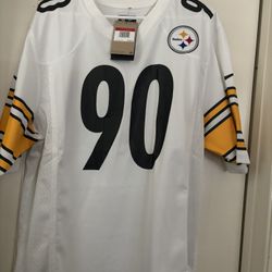 New Steelers Jersey Mens L White