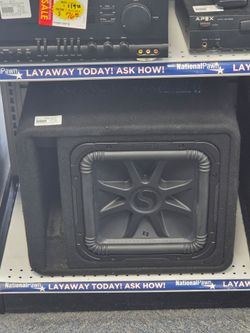 Kicker L7 12" Sub. ASK FOR RYAN.