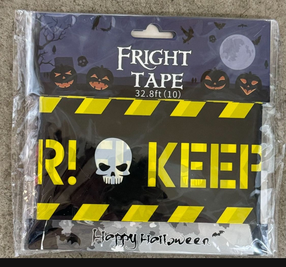 Halloween Fright Tape Do Not Cross Crime Scene