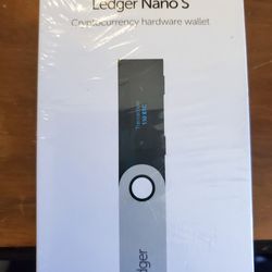 Nano Ledger S Crypto Wallet Sealed New