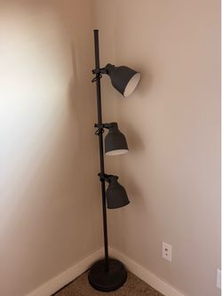 IKEA HEKTAR 3-Spot Floor Lamp - Dark Gray