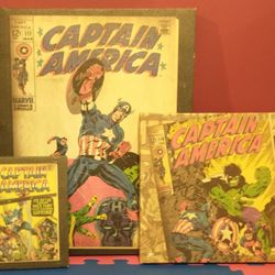 3  Captin America Posters 3 Different Sizes