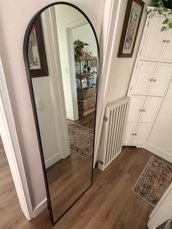 Brand New Arched Black Trim Mirror