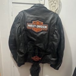 Vintage Harley Davidson Women’s Jacket Size Medium