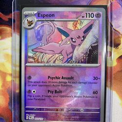 Espeon (Master Ball Pattern) 033/131 Prismatic Evolutions Holo