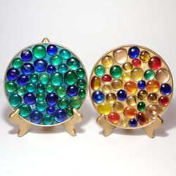 2 MCM Pebble Trivets Coasters