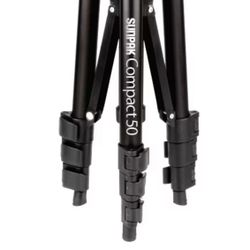 Sunpak TravelMate 50/B 50" Tripod for Cameras Smartphones and GoPro - Black