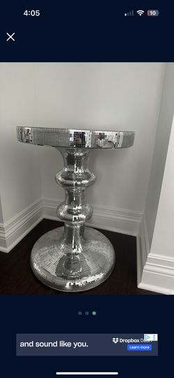 Beautiful Mirror End Table
