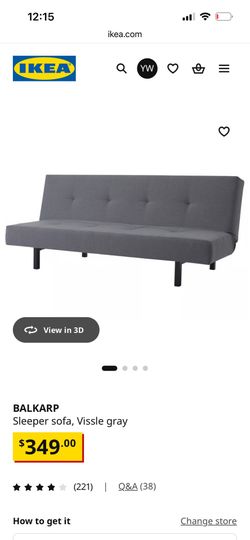 Free ikea sofa and black sofa
