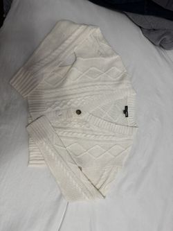 Cozy white sweater