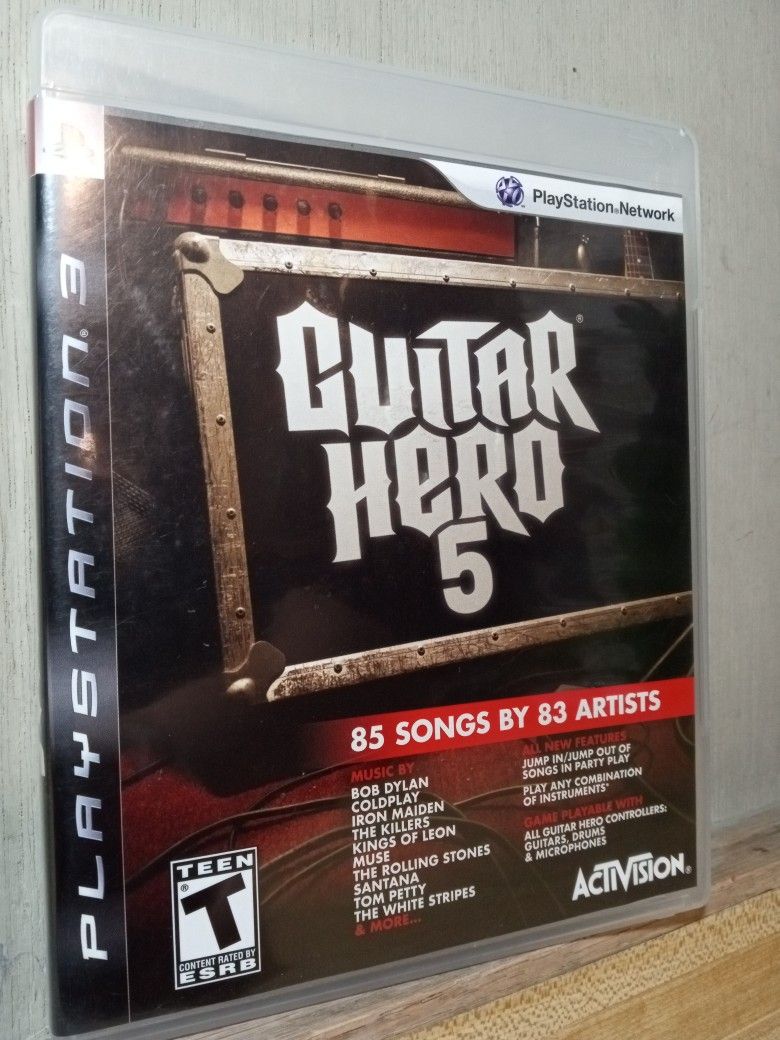 PS3 Guitar Hero #5