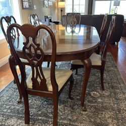 Solid Wood Dining Table Set