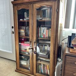 Book Case/ curio Cabinet