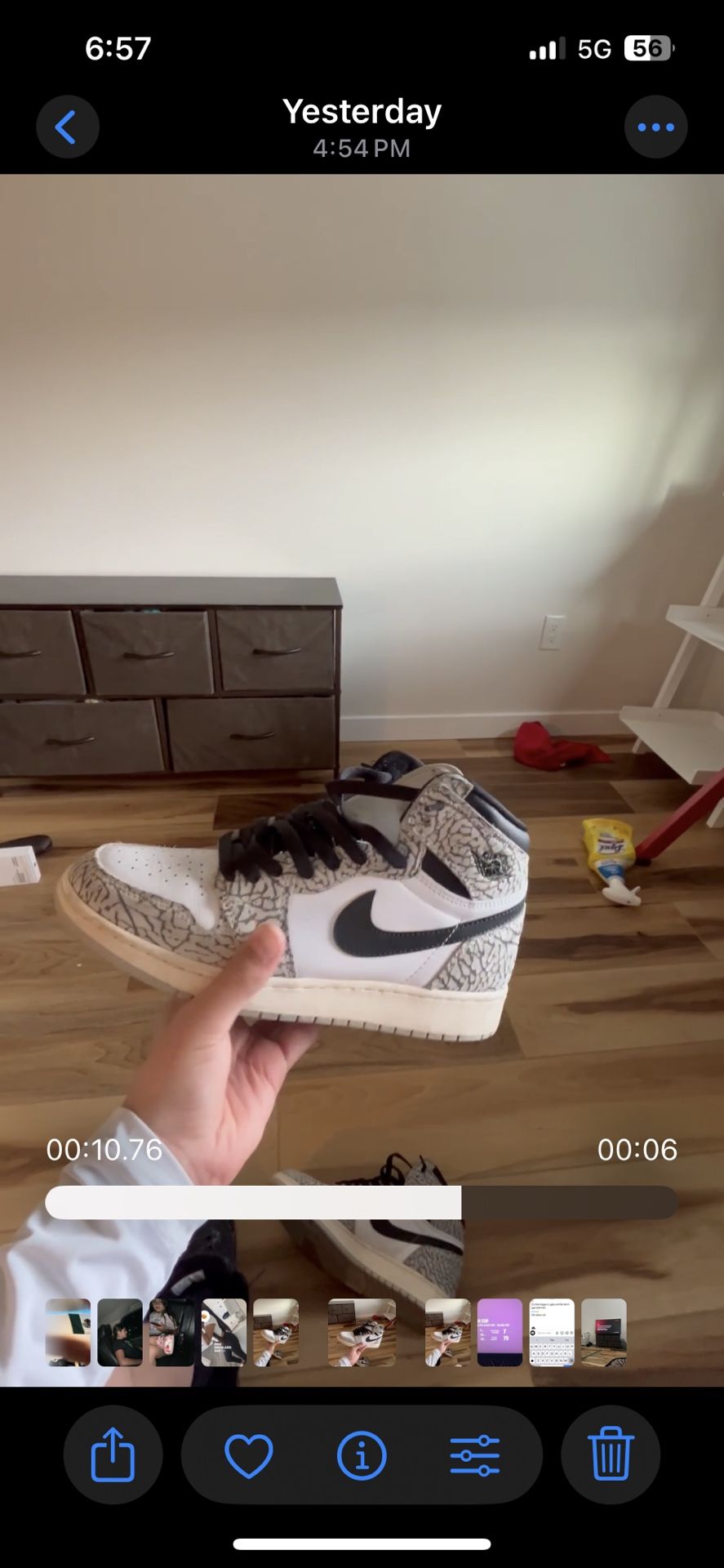 High Top Jorden Size