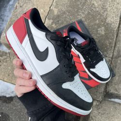 Jordan 1 Low Black Toe