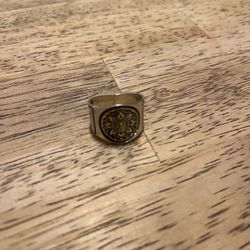 Silver Ring Mayan Calendar 