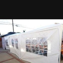Big Large Family Size Hi. Enclosed Shelter Event Party Big 10x20 Tent New 👑 150 each only 2 more left New. Strong. Stabilized.  With removable sidewa