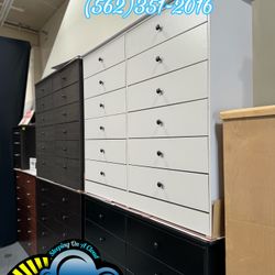 12 Drawer White Compressed Cajonera Comoda Chest New 