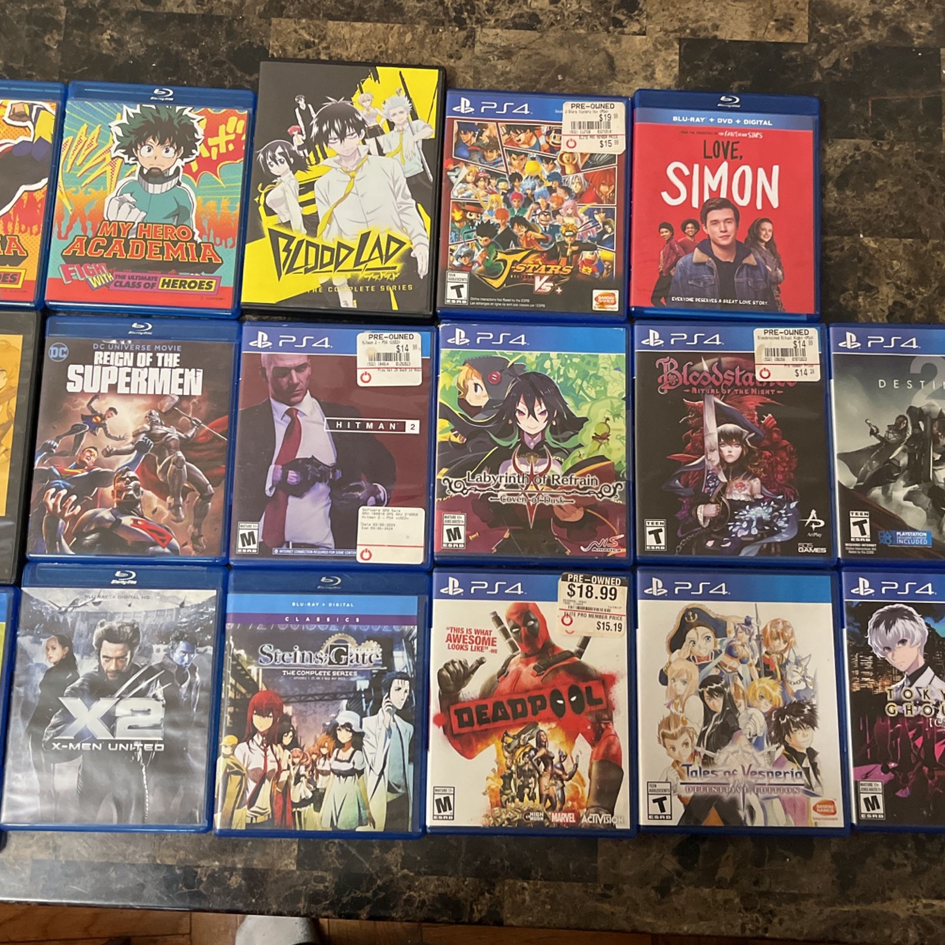 DVD And Games For The PS4