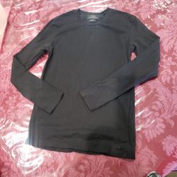 Zara Slim Fit Black Long Sleeve Shirt