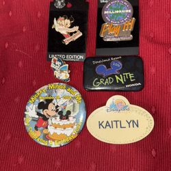 Six Cast Members Only Exclusive Pins $40