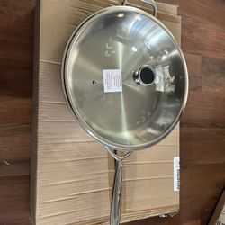 Princess House 14” Stainless Steel Skillet
