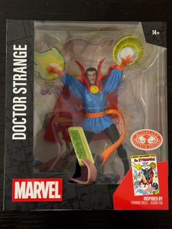 McFarlane Toys - Marvel 8" Doctor Strange 1:10th Scale Collectible with Scene (Strange Tales #128)