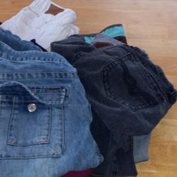 3 Bags Of Women's Jeans, Shorts, & Skirts
