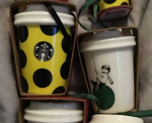 Starbucks 2015 Christmas Ornaments