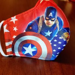 Captain America Mask for Boy