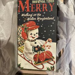 Mr. Christmas Nostalgic Nesting Wooden Books