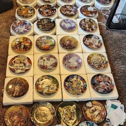 Lot Of 44 Vintage Plates Cats Mostly Brafdord Exchange 