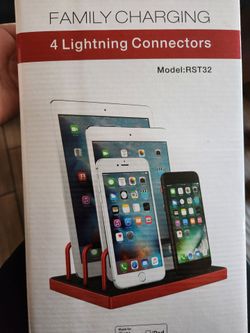 Rose gold color family charging station
