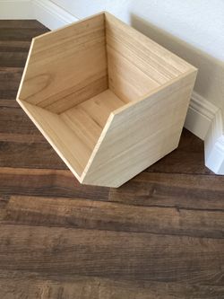 Wood Storage bin Target household/toys/pantry/dorm