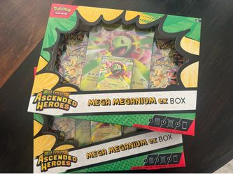 Pokémon mega meganium ex box