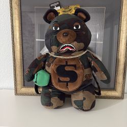 Money Teddy Bear Camo Sprayground