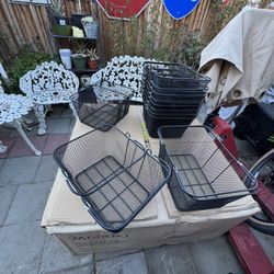 Shopping Baskets. Steel 10 Pieces 