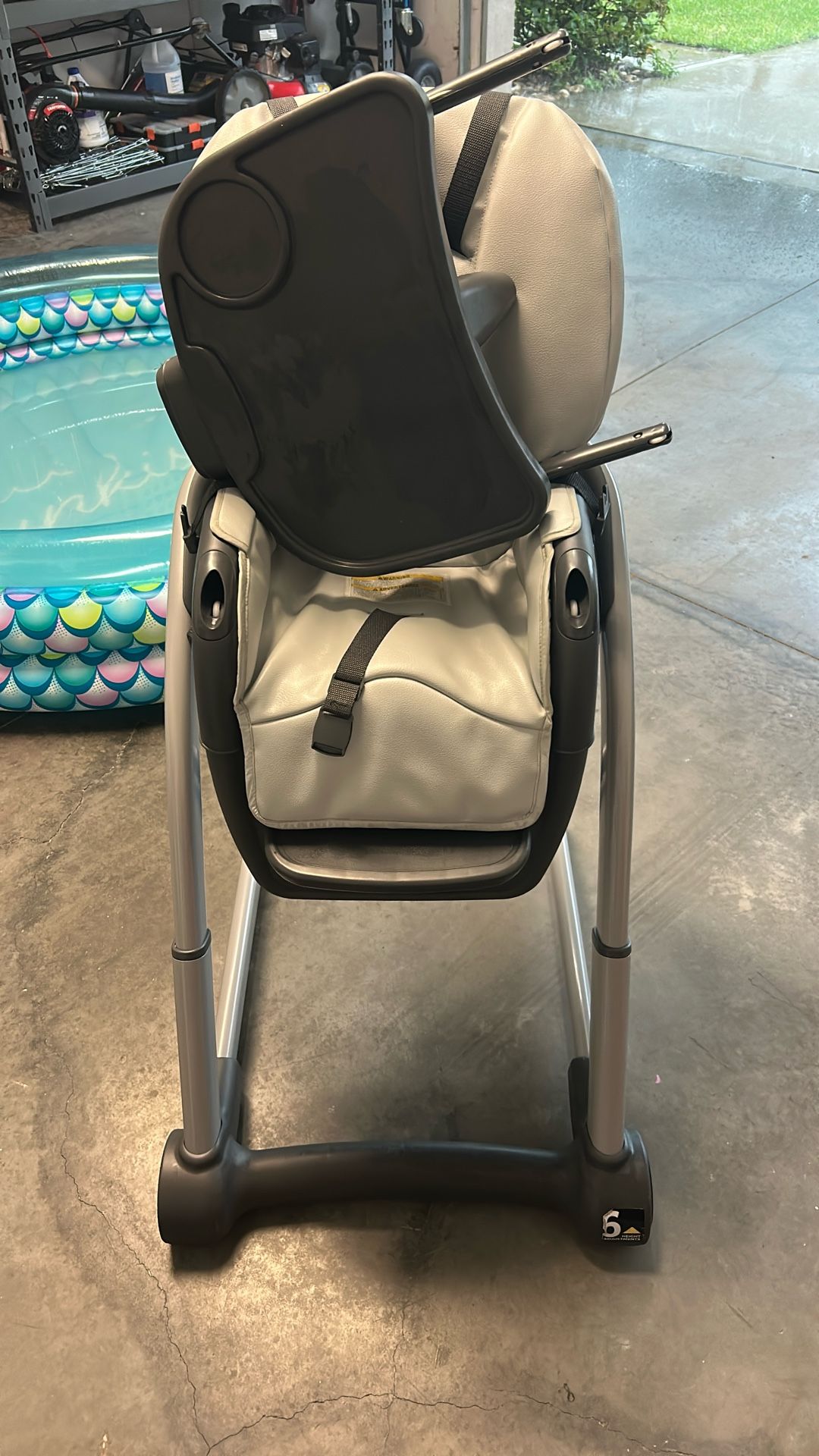 Baby High Chair ( Leather )