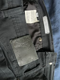 Versace Collection Men's Pleated Black Stretch Casual Pants US 31