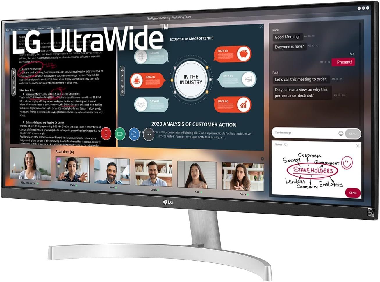 LG UltraWide 29” Computer Display Monitor