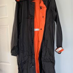 Reversible men’s rain coat