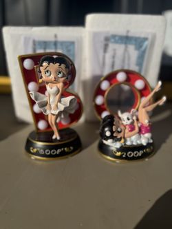 Betty Boop Illuminated Marquee Letter Sculpture Collection
