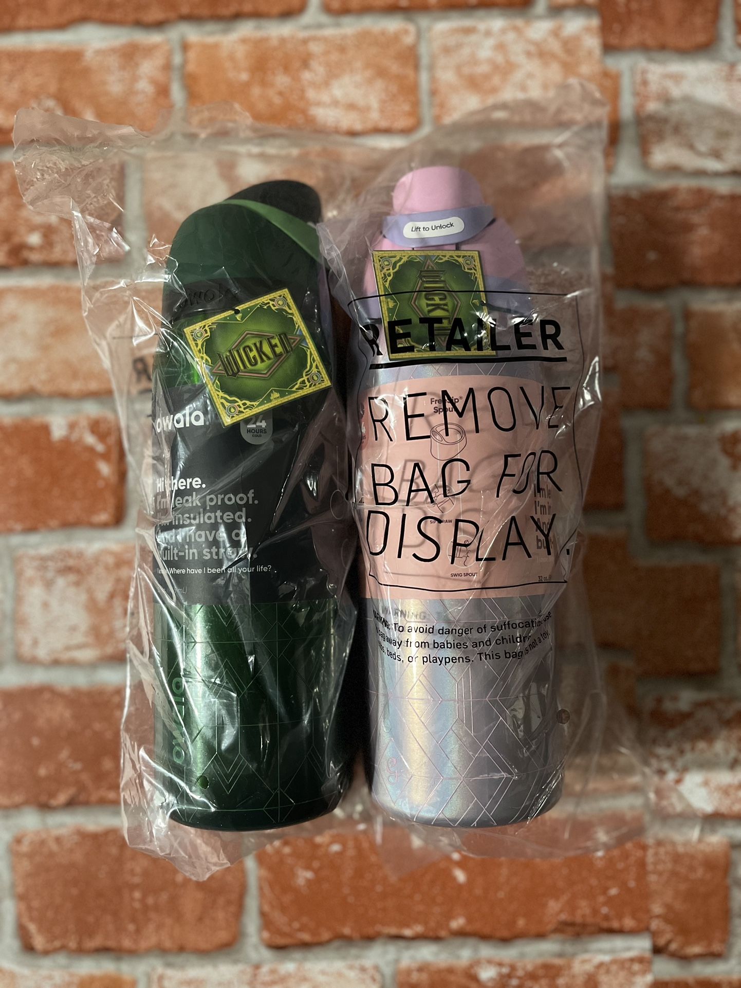 Owala Wicked For Good Glinda & Elphaba 32oz Bundle IN HAND!