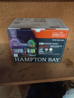 HAMTON BAY PERMEANT MOUNT CHEISTMAS LIGHTS