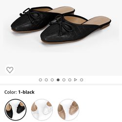 Coutgo womens Flat,loafers,mules Size 5