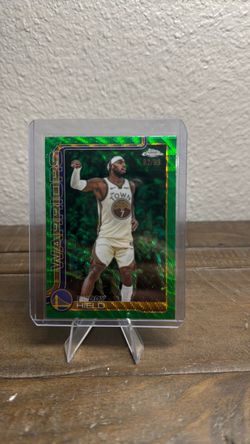 Buddy Hield Topps Chrome Green Wave Refractor 82/99